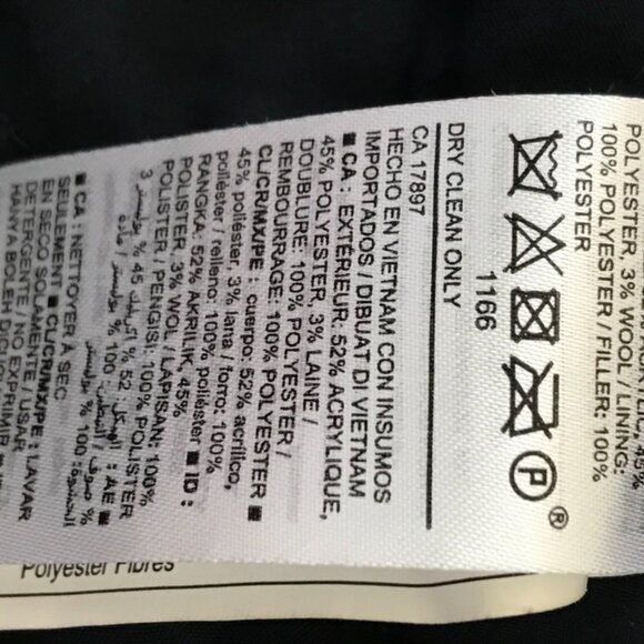 Old Navy pea coat mens S camel wool blend weekend preppy gorpcore outdoors - Picture 4 of 5